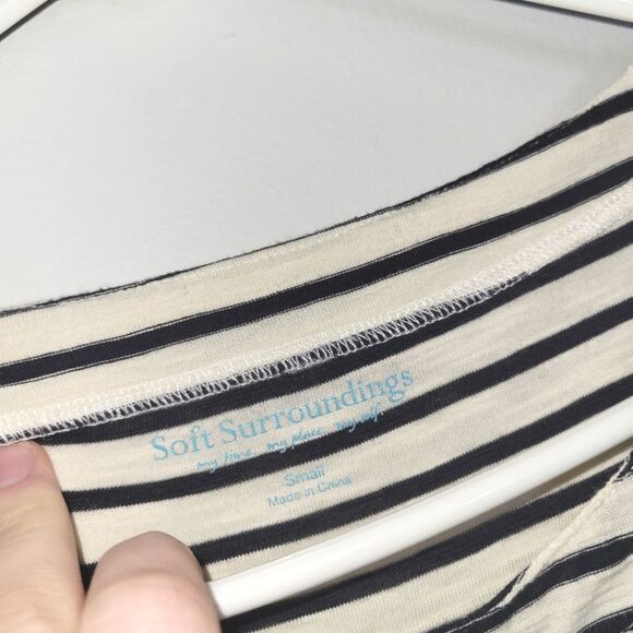 Soft Surroundings Striped Lace Dress Small - Picture 5 of 10